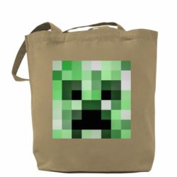 Шоппер Minecraft minimalist Creeper - PrintSalon
