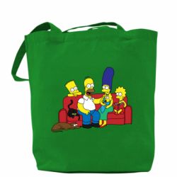 Шоппер Simpsons At Home - PrintSalon