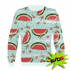 Детский 3D свитшот Summer background - PrintSalon