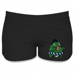 Женские шорты Sumo toad - PrintSalon