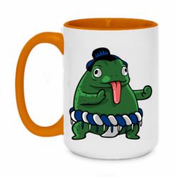 Чашка двухцветная 420ml Sumo toad - PrintSalon