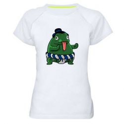 Женская футболка для спорта Sumo toad - PrintSalon