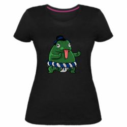 Женская премиум футболка Sumo toad - PrintSalon