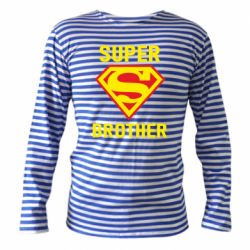 Тельняшка с длинным рукавом Super Brother-PrintSalon Тельняшка с длинным рукавом Super Brother