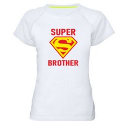 Женская футболка для спорта Super Brother - PrintSalon