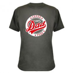 Камуфляжная футболка Super Dad Pure 100% - PrintSalon
