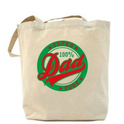 Эко-сумка Super Dad Pure 100% - PrintSalon