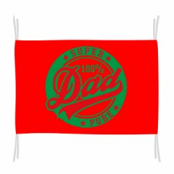 Флаг Super Dad Pure 100% - PrintSalon