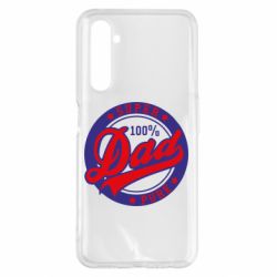 Чехол для Realme 6 Pro Super Dad Pure 100% - PrintSalon