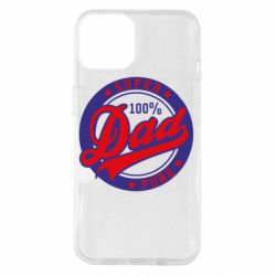 Чехол для iPhone 14 Super Dad Pure 100%-PrintSalon Чехол для iPhone 14 Super Dad Pure 100%