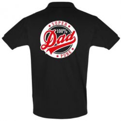 Мужское поло Super Dad Pure 100% - PrintSalon