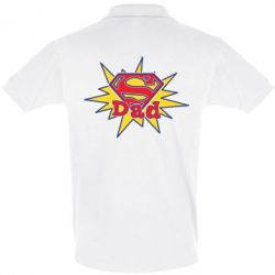 Мужское поло Super Dad - PrintSalon
