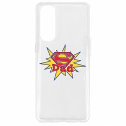 Чехол для Oppo Reno 4 Pro Super Dad - PrintSalon