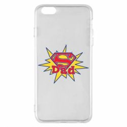 Чехол для iPhone 6 Plus/6S Plus Super Dad - PrintSalon