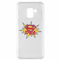 Чехол для Samsung A8 2018 Super Dad - PrintSalon