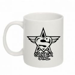 Чашка 320ml Super Girl-PrintSalon Чашка 320ml Super Girl