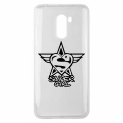 Чехол для Xiaomi Pocophone F1 Super Girl - PrintSalon