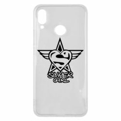 Чехол для Huawei P Smart Plus 2018 Super Girl - PrintSalon