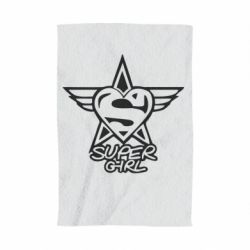 Полотенце с принтом Super Girl - PrintSalon