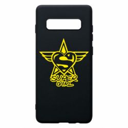 Чехол для Samsung S10+ Super Girl - PrintSalon