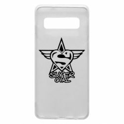 Чехол для Samsung S10 Super Girl - PrintSalon
