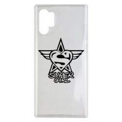 Чехол для Samsung Note 10 Plus Super Girl - PrintSalon