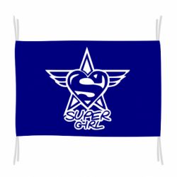 Флаг Super Girl - PrintSalon