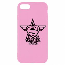 Чехол для iPhone SE 2020 Super Girl