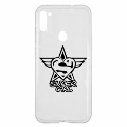 Чехол для Samsung A11/M11 Super Girl - PrintSalon