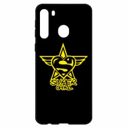 Чехол для Samsung A21 Super Girl - PrintSalon