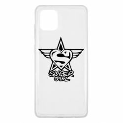 Чехол для Samsung Note 10 Lite Super Girl - PrintSalon
