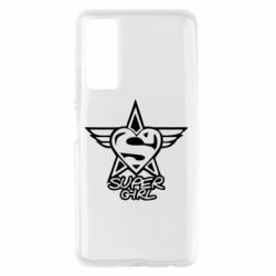 Чехол для Huawei P Smart 2021 Super Girl - PrintSalon