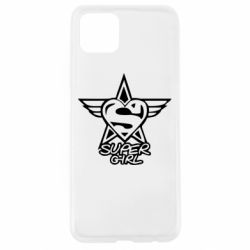 Чехол для Oppo A92s Super Girl - PrintSalon