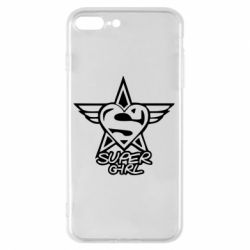 Чехол для iPhone 8 Plus Super Girl - PrintSalon