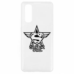 Чехол для Oppo Find X2 Super Girl - PrintSalon