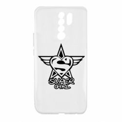 Чехол для Xiaomi Redmi 9 Super Girl - PrintSalon