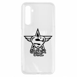 Чехол для Realme 6 Super Girl - PrintSalon