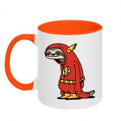 Чашка двокольорова Super lazy flash - PrintSalon