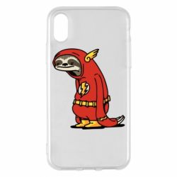 Чохол для iPhone X/Xs Super lazy flash - PrintSalon