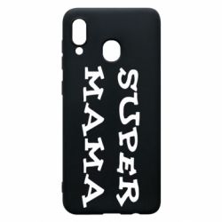 Чехол для Samsung A20 Супер мама - PrintSalon