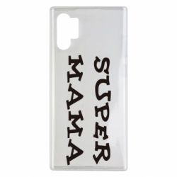 Чехол для Samsung Note 10 Plus Супер мама - PrintSalon