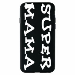 Чехол для iPhone 6/6S Супер мама - PrintSalon