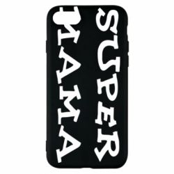 Чехол для iPhone 7 Супер мама - PrintSalon