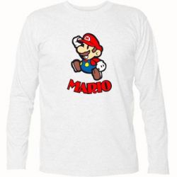 Футболка с длинным рукавом Супер Марио - PrintSalon