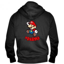 Мужское худи на молнии Супер Марио - PrintSalon