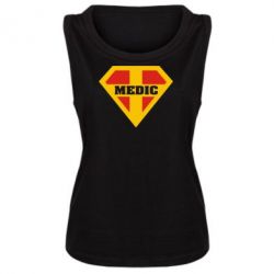 Женская майка Super Medic - PrintSalon