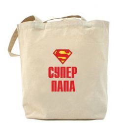 Эко-сумка Супер папа - PrintSalon