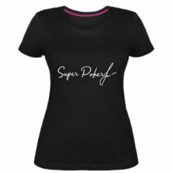 Жіноча преміум футболка Super Poher - PrintSalon