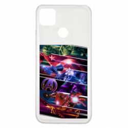 Чехол для Xiaomi Redmi 9c Super power avengers - PrintSalon