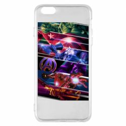 Чехол для iPhone 6 Plus/6S Plus Super power avengers - PrintSalon